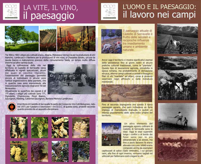 Alcuni dei pannelli esposti